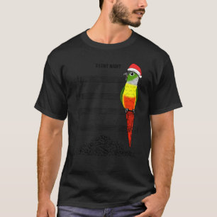 Musiker Parrot I Silent Night I Yellow Green Chee T-Shirt