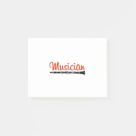 Musiker Post-it Klebezettel (Vorderseite)