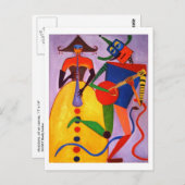 Musiker Postkarte (Vorne/Hinten)
