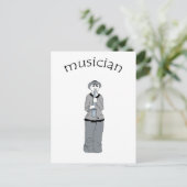 musiker postkarte (Stehend Vorderseite)