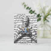 Musiker Postkarte (Stehend Vorderseite)