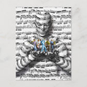 Musiker Postkarte (Vorderseite)