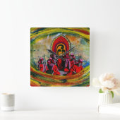 Musiker Quadratische Wanduhr (Zuhause)