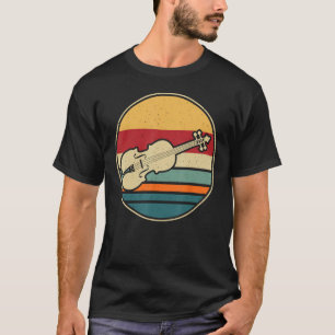Musiker Retro Vintager Sonnenuntergang für Musiker T-Shirt
