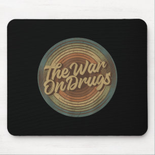 Musiker Retro War On Drugs Vintage Vinyl 2010er Ja Mousepad