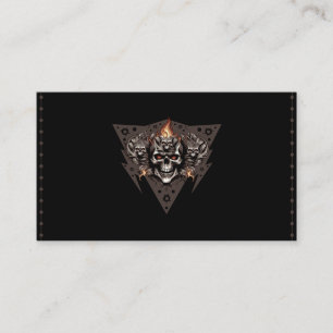 Musiker Rockband Musikindustrie Gitarrenunterricht Visitenkarte