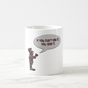 Musiker sagt „Wenn du es nicht benutzt, verlierst Kaffeetasse