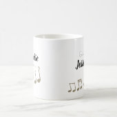 Musiker Sängerin Gitarrist Drummer Kaffeetasse (Mittel)