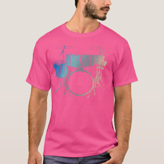 Musiker Schlagzeug Geschenkidee Musik Drums T-Shirt