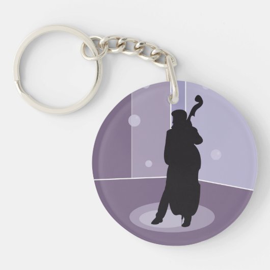 Musiker Schlüsselanhänger (Vorderseite)