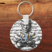 Musiker Schlüsselanhänger (Vorderseite)