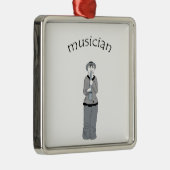 musiker silbernes ornament (Rechts)