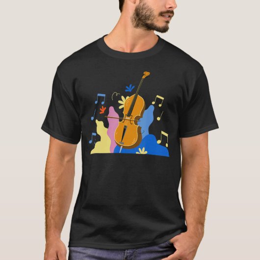 Musiker Spaß Cellist Orchestre Player Cel T-Shirt (Vorderseite)
