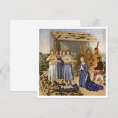 Musiker spielen Mandolins für das Baby Jesus (Vorne/Hinten)