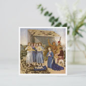 Musiker spielen Mandolins für das Baby Jesus (Stehend Vorderseite)