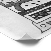 Musiker spielt Crouth Poster (Ecke)