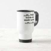 Musiker-Tasse Reisebecher (VorderseiteRechts)