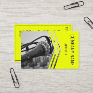 Musiker/Toningenieur/Sänger Visitenkarte