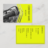 Musiker/Toningenieur/Sänger Visitenkarte (Vorne/Hinten)