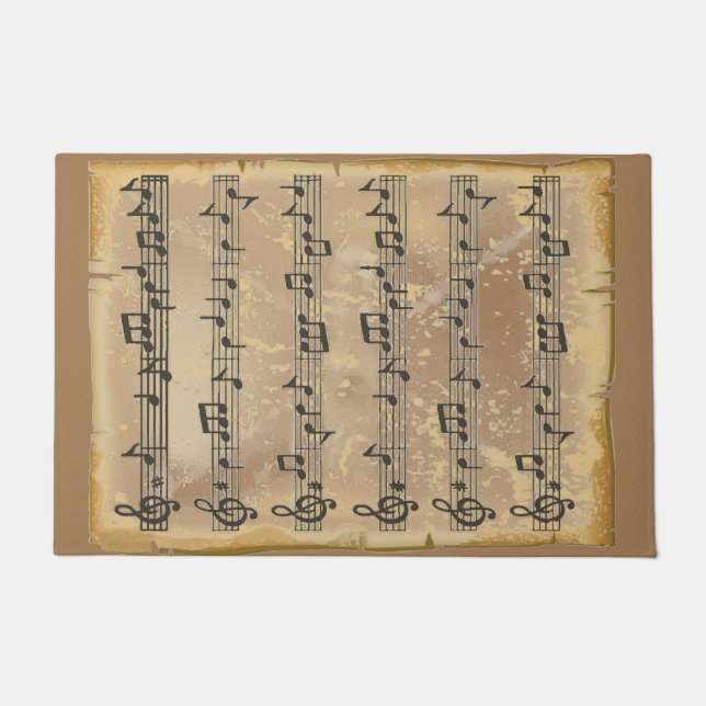 Musiker treffen hier zu fußmatte (Vorderseite)