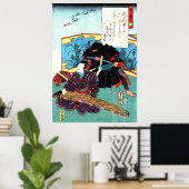 Musiker und Ninja 1853 Poster (Heimbüro)