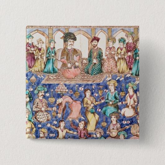 Musiker und Tänzer Button (Vorderseite)