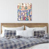 Musiker und Tänzer Leinwanddruck (Insitu (Schlafzimmer))