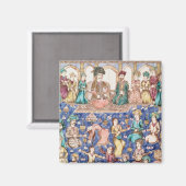 Musiker und Tänzer Magnet (Vorderseite/Rückseite)