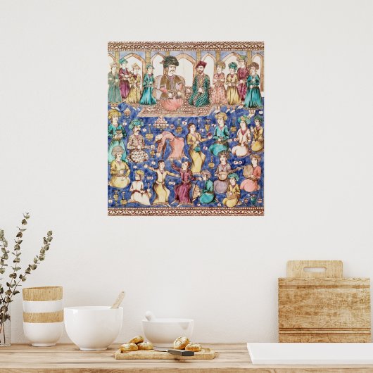 Musiker und Tänzer Poster (Küche)