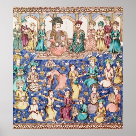 Musiker und Tänzer Poster (Vorne)