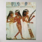 Musiker und Tänzer Poster (Vorne)