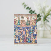 Musiker und Tänzer Postkarte (Stehend Vorderseite)