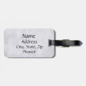 Musiker-Violinen-Kasten-Reise Identifikation Gepäckanhänger (Rückseite horizontal)