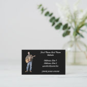 Musiker Visitenkarte (Stehend Vorderseite)