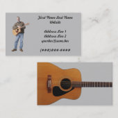 Musiker Visitenkarte (Vorne/Hinten)