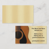 Musiker Visitenkarte (Vorne/Hinten)