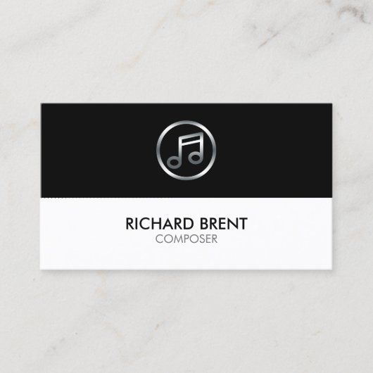 Musiker Visitenkarte (Vorderseite)