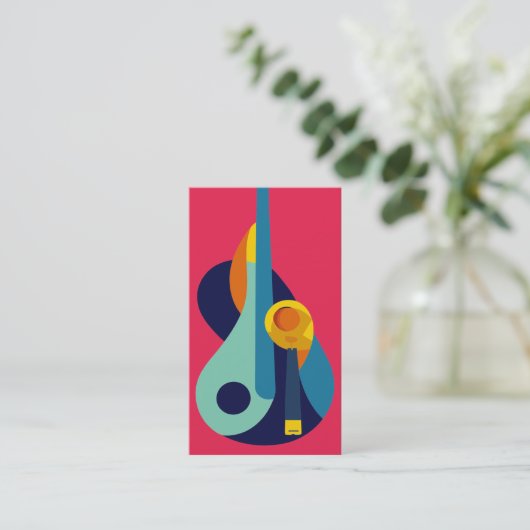 Musiker Visitenkarte (Stehend Vorderseite)