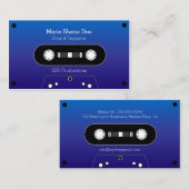 Musiker-Visitenkarte Visitenkarte (Vorne/Hinten)