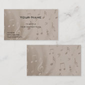 Musiker-Visitenkarte Visitenkarte (Vorne/Hinten)