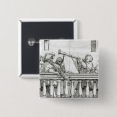 Musiker von Henry VIII Button (Vorne & Hinten)