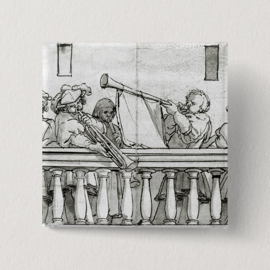 Musiker von Henry VIII Button (Vorderseite)