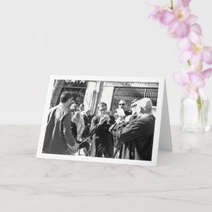 Musiker von Lliria, spanisches Portrait Karte