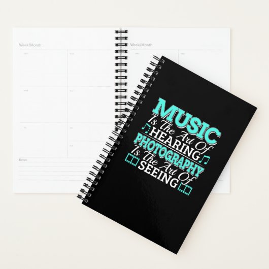 Musikerfotograf - Zitat mit Inspiration Planer (Anzeige)