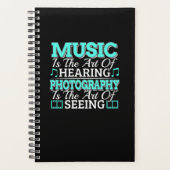 Musikerfotograf - Zitat mit Inspiration Planer (Vorderseite)