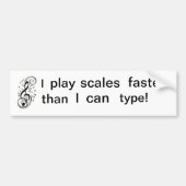 Musikerfragen Autoaufkleber (Vorne)