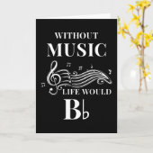 Musikergeschenk Karte (Gelbe Blume)