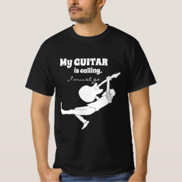 Musikergeschenk "Meine Gitarre ruft" T-Shirt