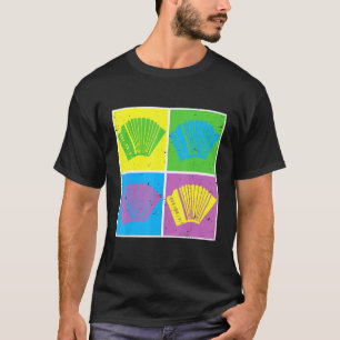 Musikerin Accordion Musical Instrument Folksmusik  T-Shirt