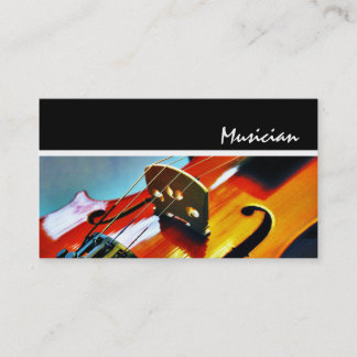 Musikerin des Violin Teacher-Studios Visitenkarte